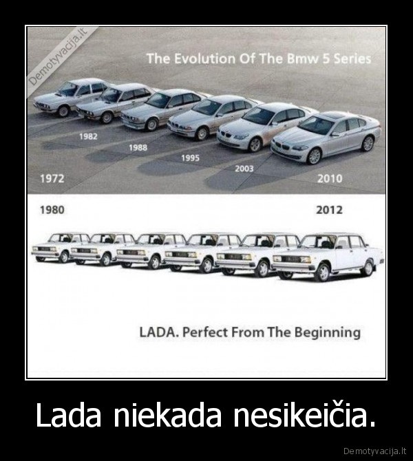 Lada niekada nesikeičia. - 