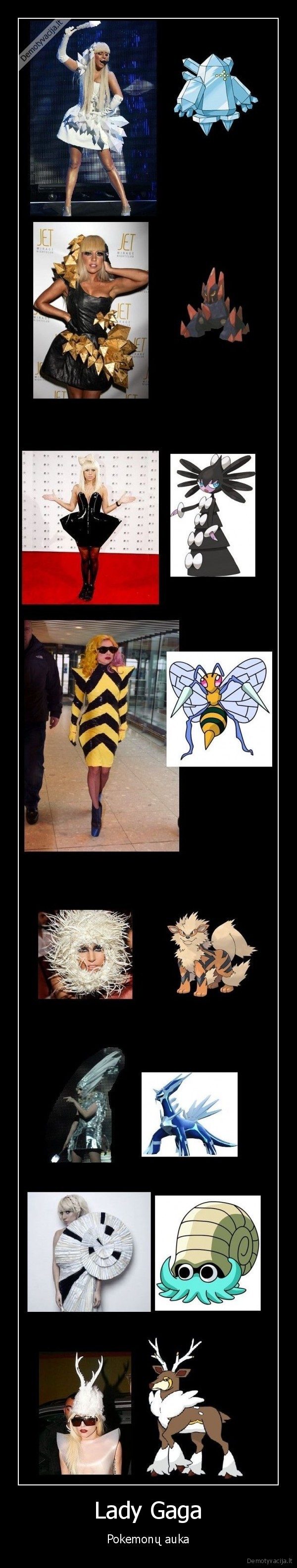 Lady Gaga - Pokemonų auka