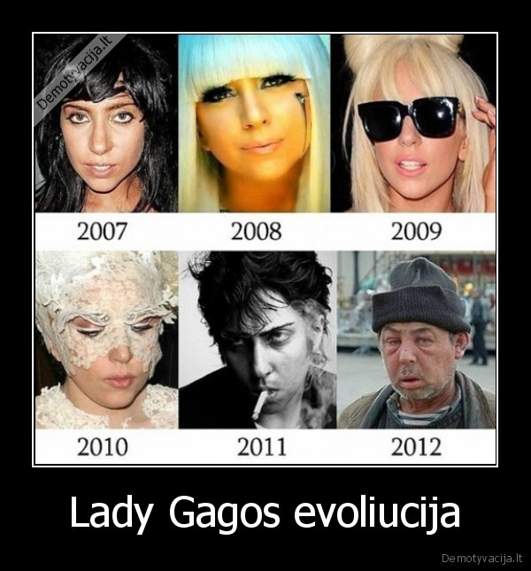 Lady Gagos evoliucija - 