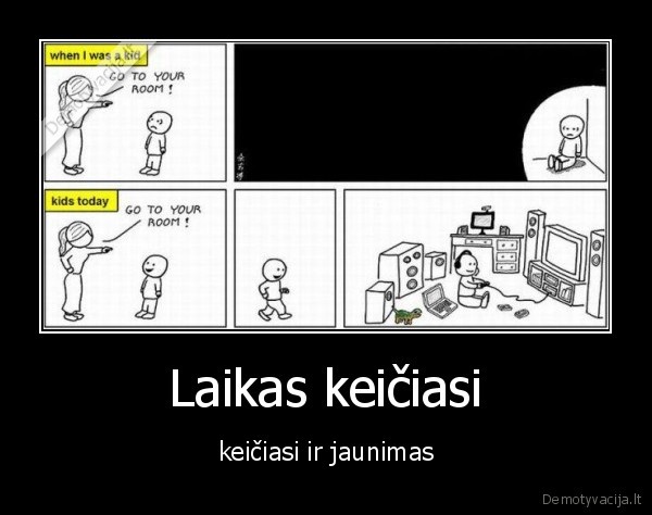 Laikas keičiasi - keičiasi ir jaunimas