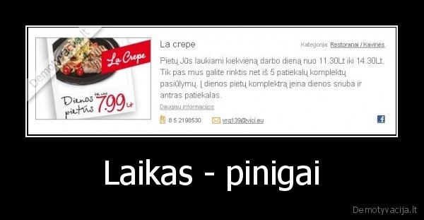 Laikas - pinigai - 