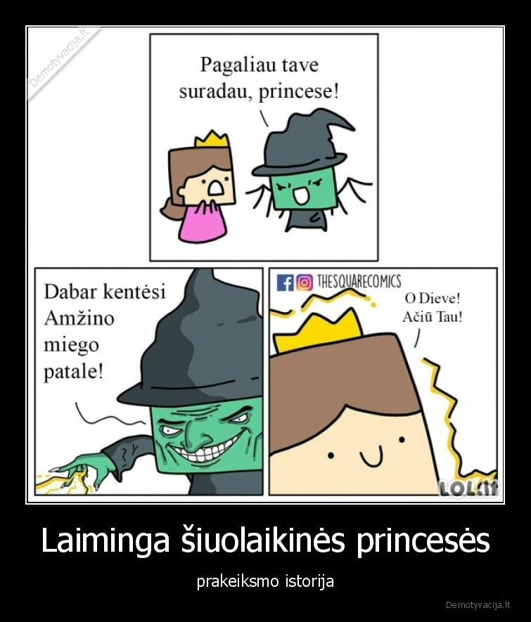 Laiminga šiuolaikinės princesės - prakeiksmo istorija