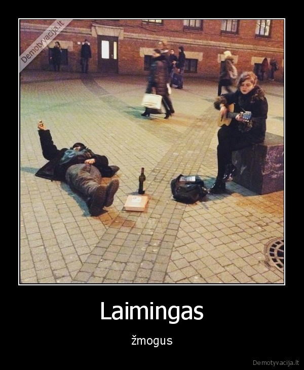 Laimingas - žmogus