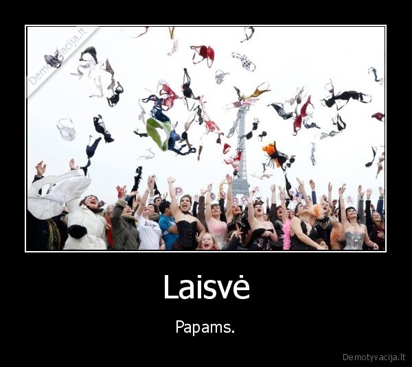 Laisvė - Papams.