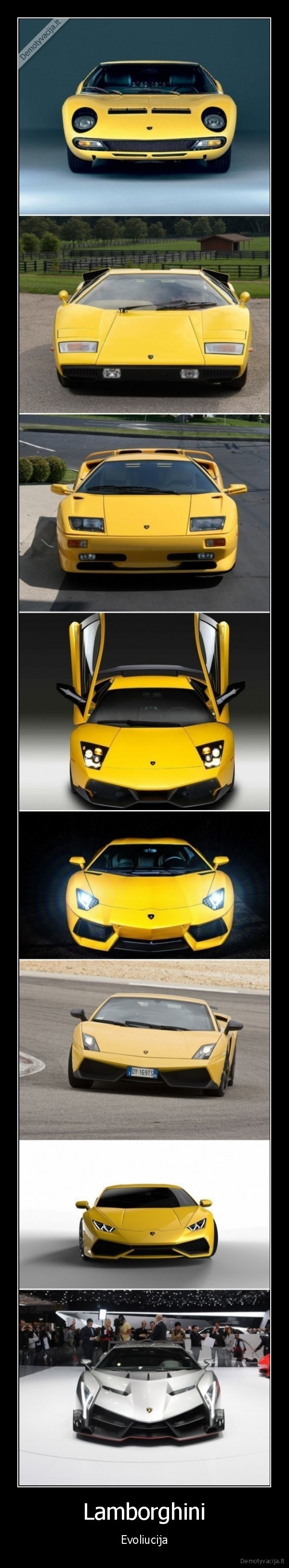 Lamborghini - Evoliucija