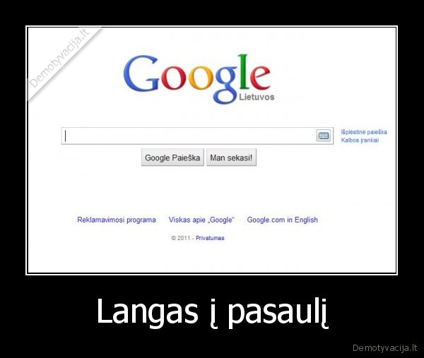 Langas į pasaulį - 