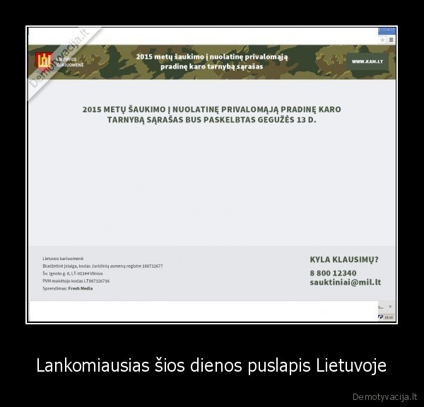 Lankomiausias šios dienos puslapis Lietuvoje - 