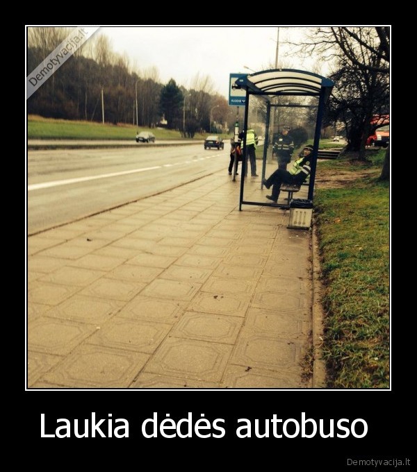 Laukia dėdės autobuso  - 