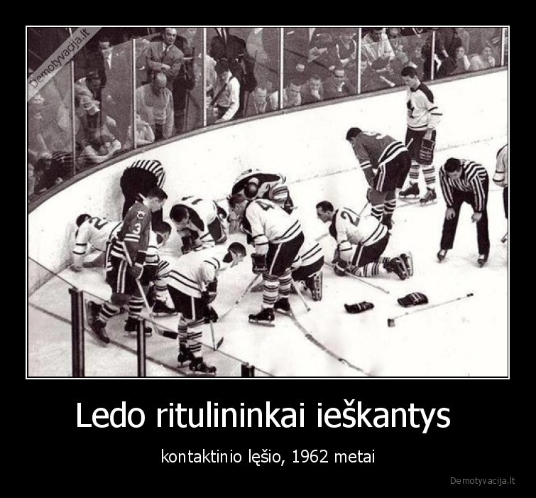 Ledo ritulininkai ieškantys  - kontaktinio lęšio, 1962 metai