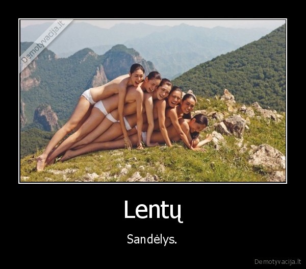 Lentų - Sandėlys.