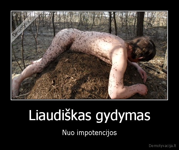 Liaudiškas gydymas - Nuo impotencijos