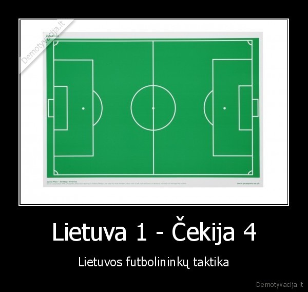 Lietuva 1 - Čekija 4 - Lietuvos futbolininkų taktika