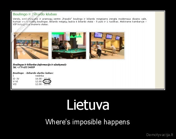 Lietuva - Where's imposible happens