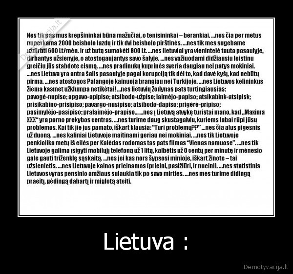 Lietuva : - 