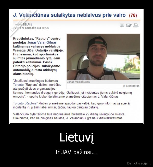 Lietuvį - Ir JAV pažinsi...