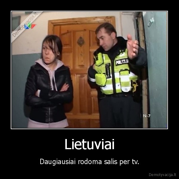 Lietuviai - Daugiausiai rodoma salis per tv.