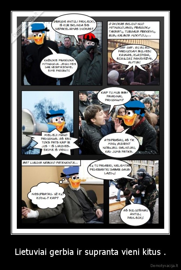 Lietuviai gerbia ir supranta vieni kitus . - 