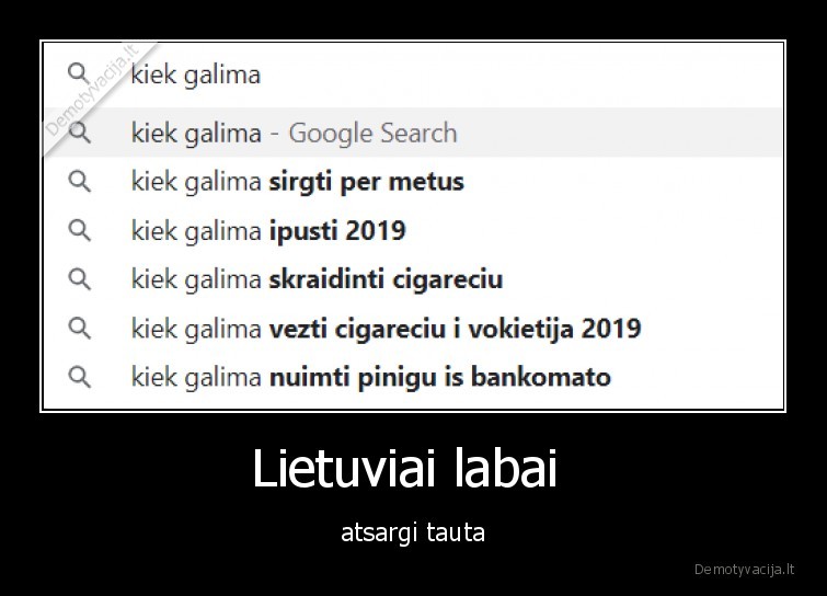 Lietuviai labai  - atsargi tauta