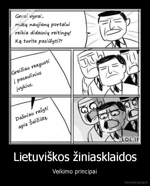 Lietuviškos žiniasklaidos - Veikimo principai