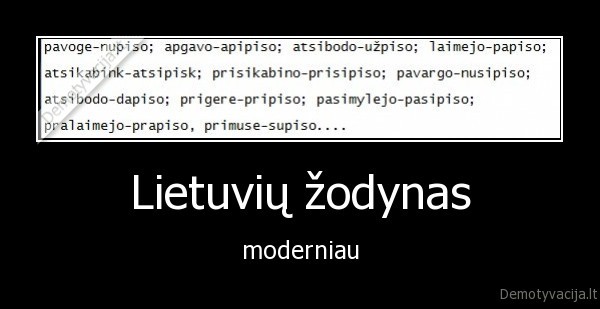 Lietuvių žodynas - moderniau