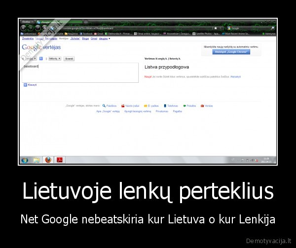 Lietuvoje lenkų perteklius - Net Google nebeatskiria kur Lietuva o kur Lenkija