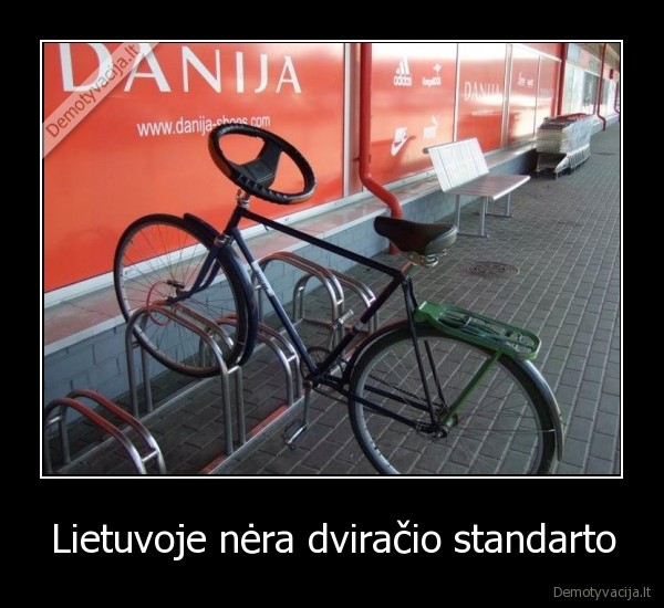 Lietuvoje nėra dviračio standarto - 