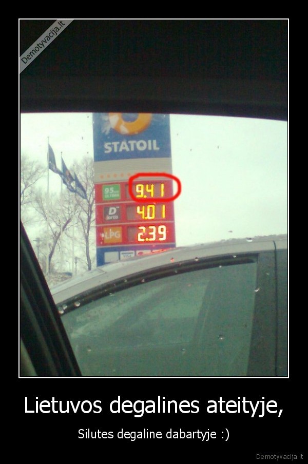 Lietuvos degalines ateityje, - Silutes degaline dabartyje :)