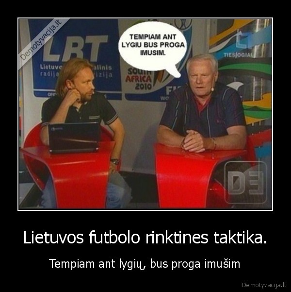 Lietuvos futbolo rinktines taktika. - Tempiam ant lygių, bus proga imušim