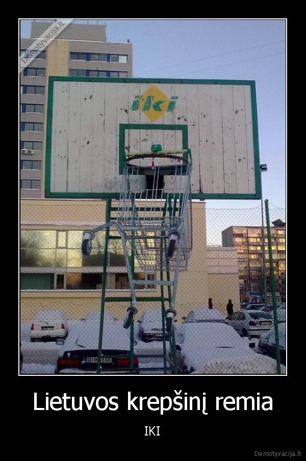Lietuvos krepšinį remia - IKI