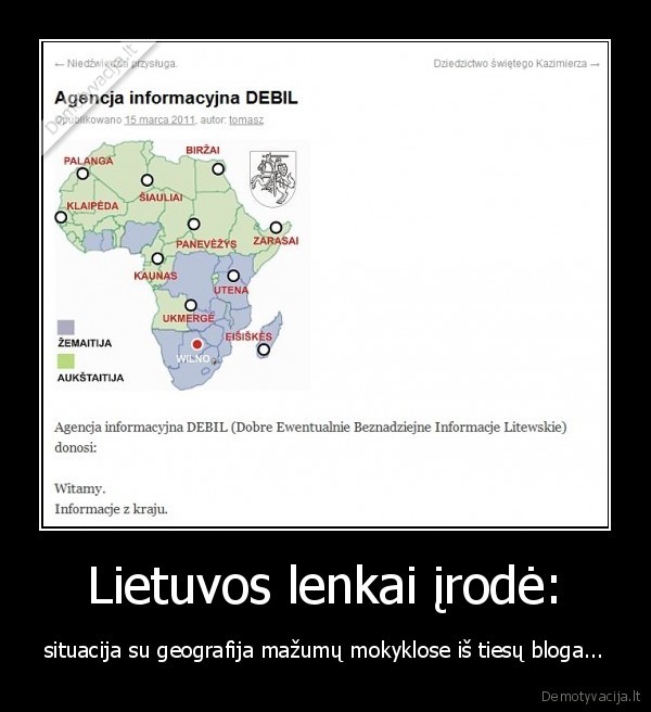 Lietuvos lenkai įrodė: - situacija su geografija mažumų mokyklose iš tiesų bloga...