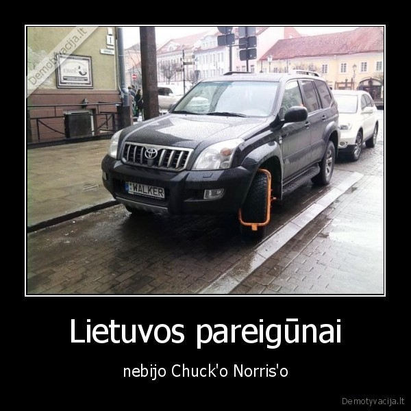 Lietuvos pareigūnai - nebijo Chuck'o Norris'o