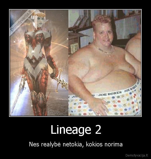 Lineage 2 - Nes realybė netokia, kokios norima