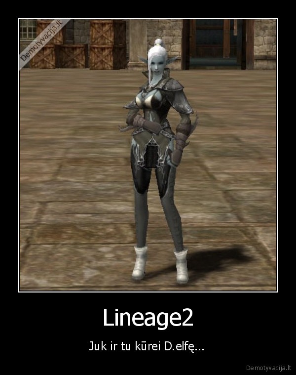 Lineage2 - Juk ir tu kūrei D.elfę...