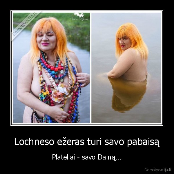 Lochneso ežeras turi savo pabaisą - Plateliai - savo Dainą...