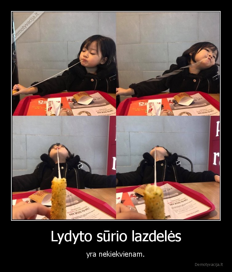 Lydyto sūrio lazdelės - yra nekiekvienam.