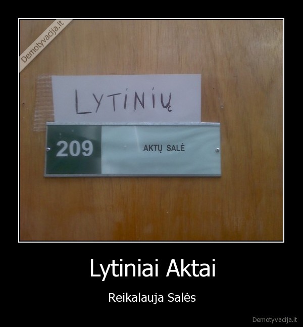 Lytiniai Aktai - Reikalauja Salės