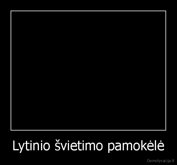 Lytinio švietimo pamokėlė - 