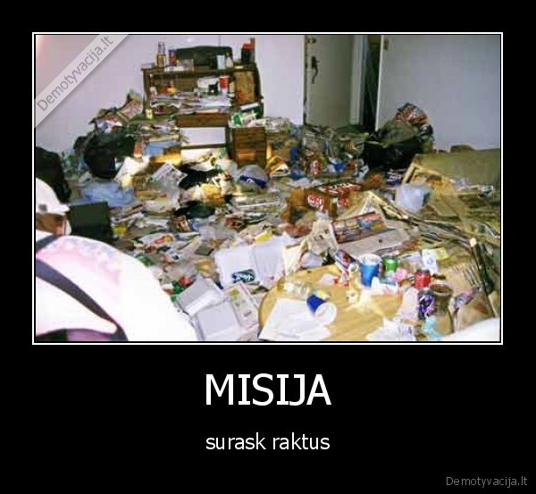 MISIJA - surask raktus