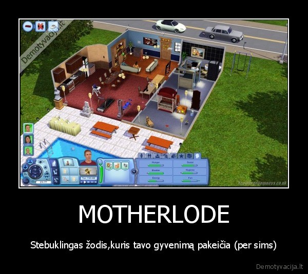 MOTHERLODE - Stebuklingas žodis,kuris tavo gyvenimą pakeičia (per sims)