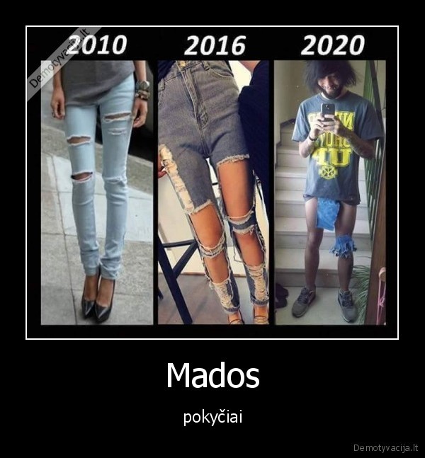 Mados - pokyčiai