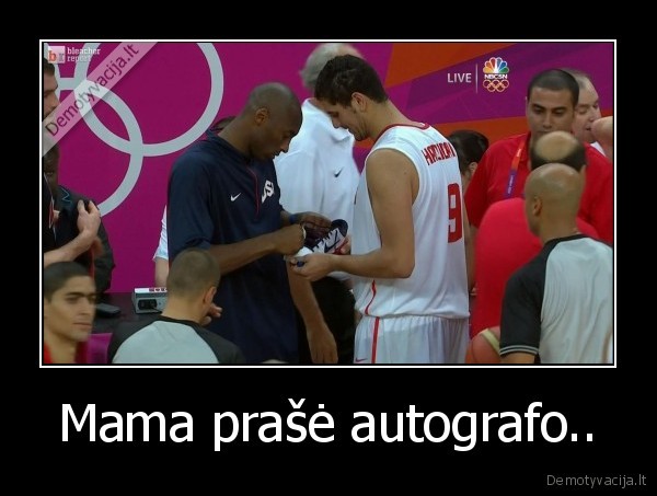 Mama prašė autografo.. - 