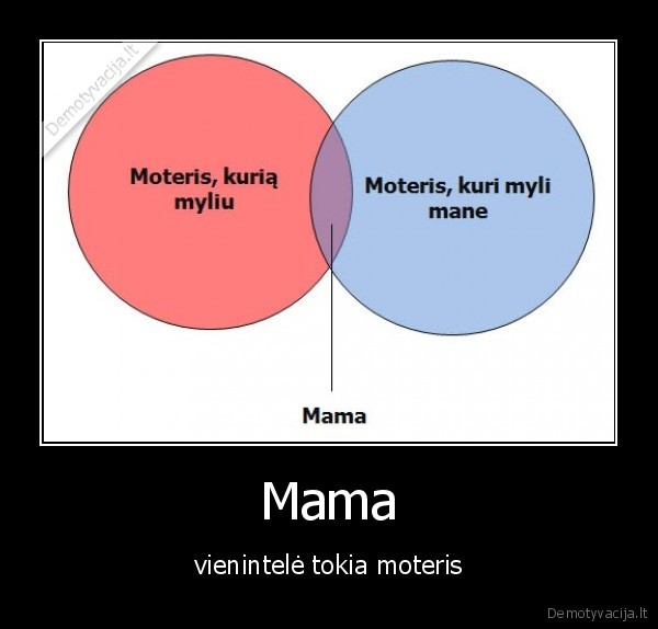 Mama - vienintelė tokia moteris