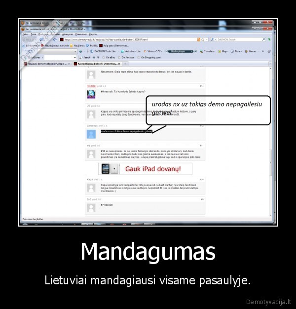 Mandagumas - Lietuviai mandagiausi visame pasaulyje.