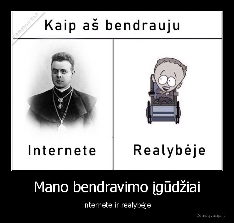 Mano bendravimo įgūdžiai - internete ir realybėje