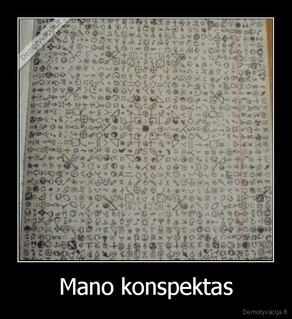 Mano konspektas - 