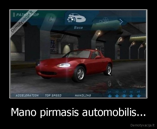 Mano pirmasis automobilis... - 