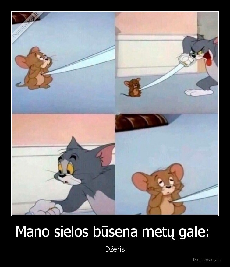 Mano sielos būsena metų gale:  - Džeris