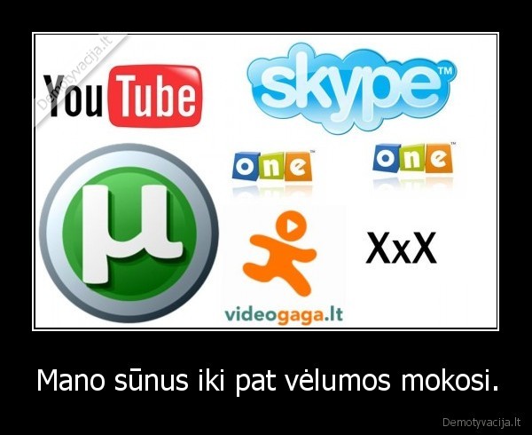 Mano sūnus iki pat vėlumos mokosi. - 