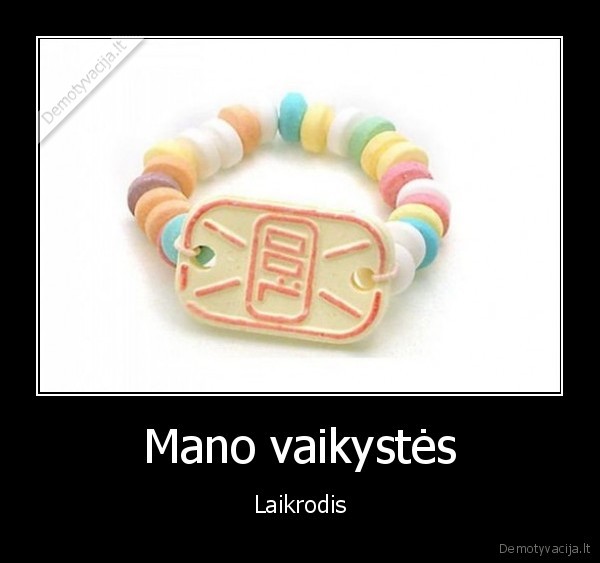 Mano vaikystės - Laikrodis