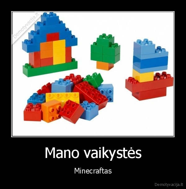 Mano vaikystės - Minecraftas